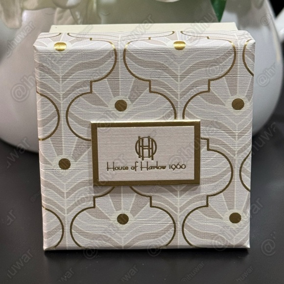 House Of Harlow 1960 Chunky Dome Tear Drop Earrings - Picture 10 of 11